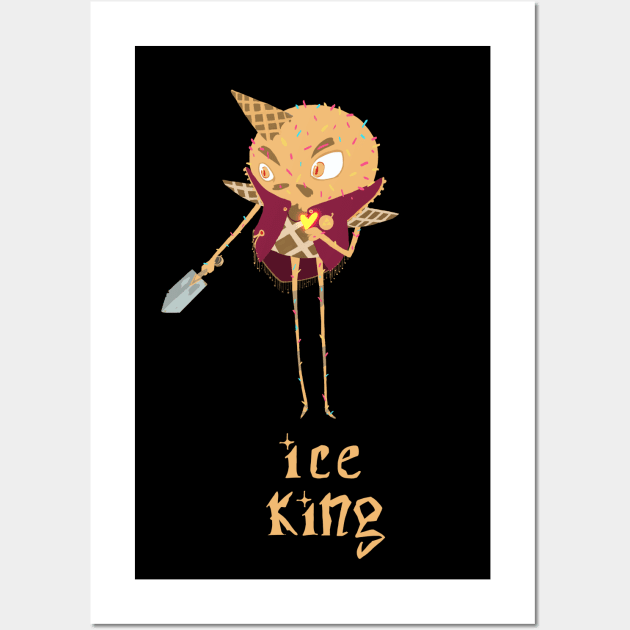 Ice King (Ice Cream Cone) Wall Art by Broutille